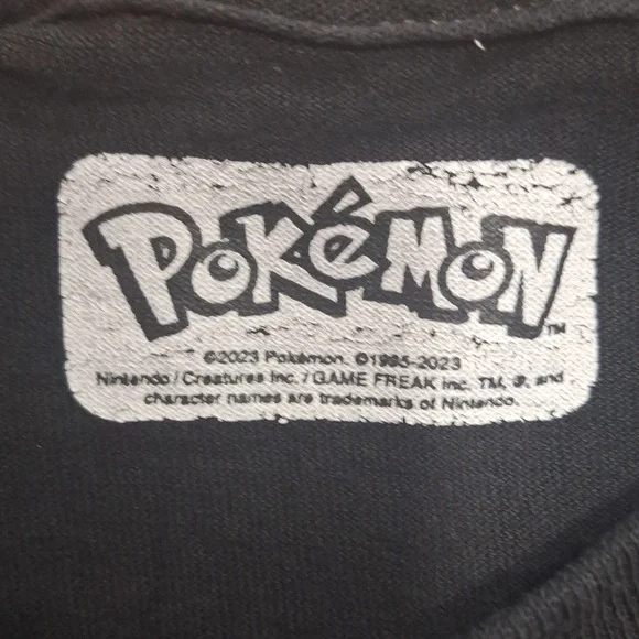 Black Pokémon Graphic T-Shirt - Picture 3 of 6